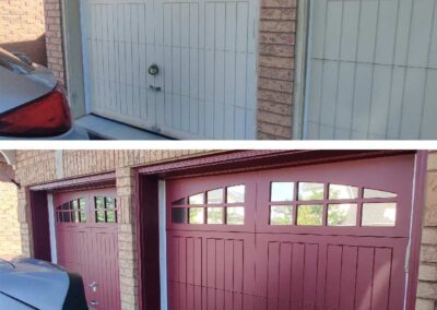 Garage door exterior painting