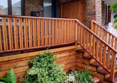 Fence refinishing