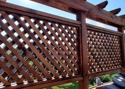 Deck and fence staining