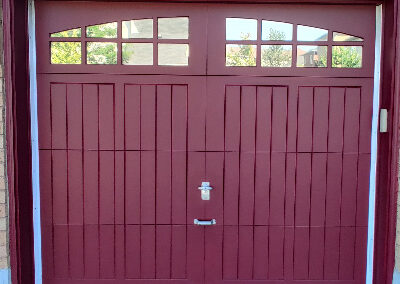 Garage door exterior painting