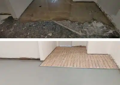 Before and after interior warehouse commercial painting by expert Toronto painters – The Goodbrush Painting Co.