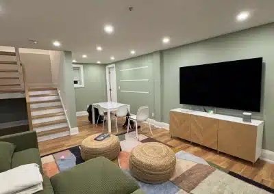 Interior Painting_Basement Refresh East Toronto
